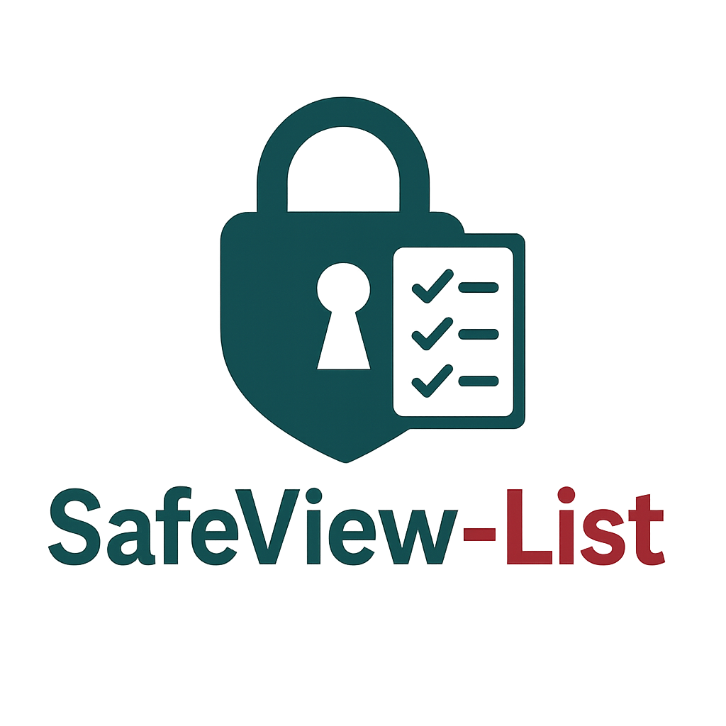 SafeView List logo